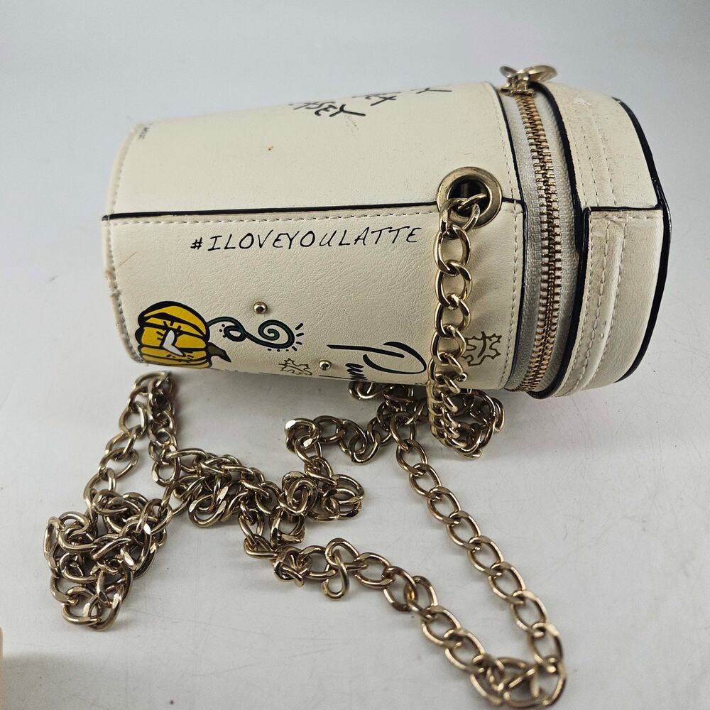 Whimsical Betsey Johnson Pumpkin Spice Latte crossbody bag - Picture 5 of 8